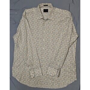 Calder Carmel Floral Shirt Mens‎ XL Long Sleeve Button Up Limited Edition 1/250